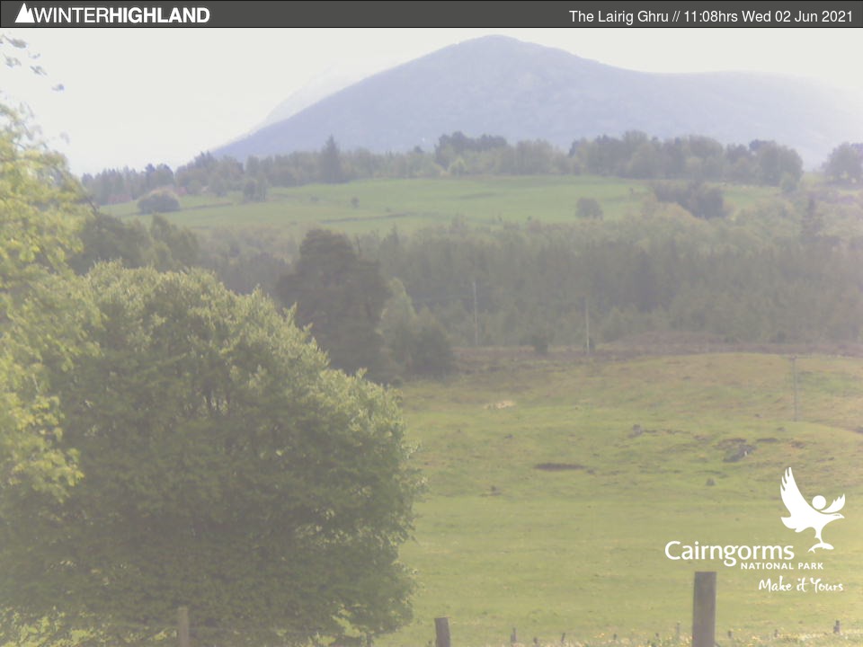 Lairig Ghru, North Scotland- Webcam Image)